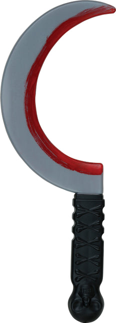 Cuchillo Falso Halloween Media Luna 35cm