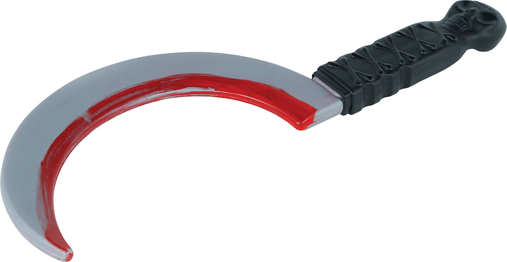 Cuchillo Falso Halloween Media Luna 35cm