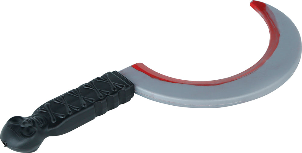 Cuchillo Falso Halloween Media Luna 35cm