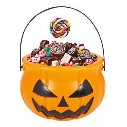 Cubo de Halloween Calabaza 11cm