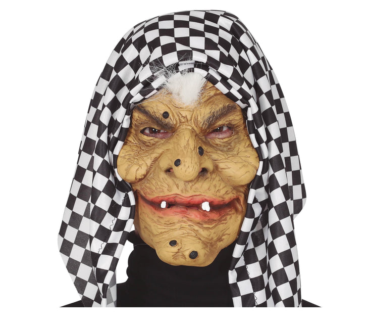 Máscara de Halloween Bruja con Capucha