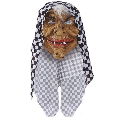 Máscara de Halloween Bruja con Capucha