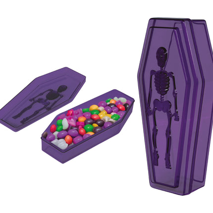 Bombonera Halloween Morada 19cm