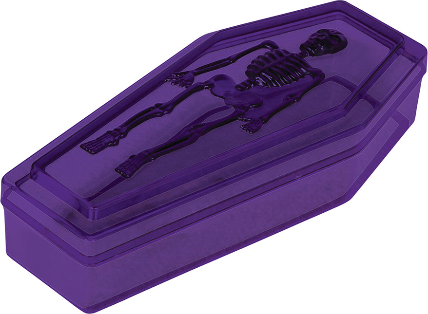 Bombonera Halloween Morada 19cm