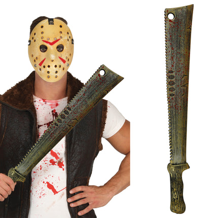 Halloween Cuchillo Falso Sangriento 68cm