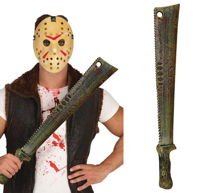 Halloween Cuchillo Falso Sangriento 68cm
