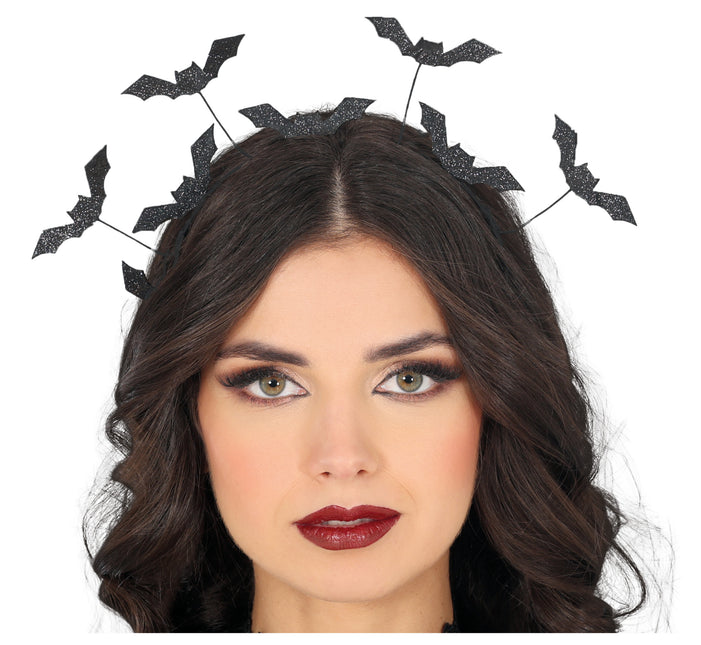Diadema Halloween Murciélagos Negros