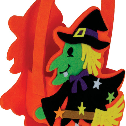 Cesta Halloween Bruja 18cm