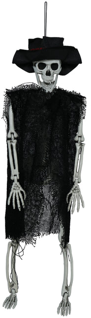 Halloween Esqueleto Con Sombrero 47cm