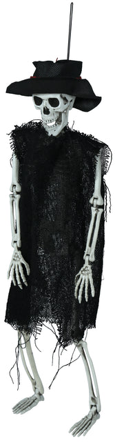 Halloween Esqueleto Con Sombrero 47cm