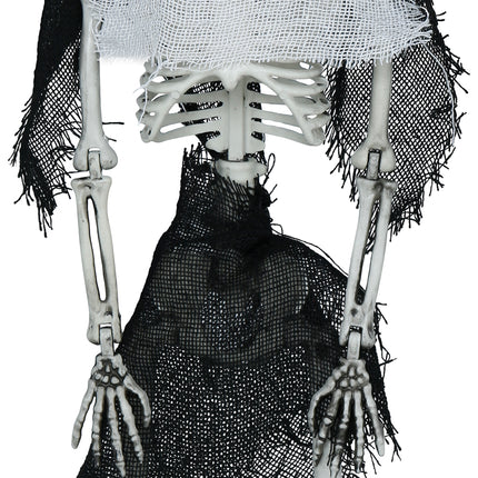 Halloween Esqueleto Con Capucha 45cm