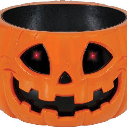 Tazón de Halloween Calabaza Luz, Sonido y Movimiento 15cm