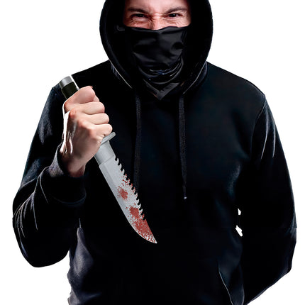 Machete Sangriento Falso Halloween 33cm