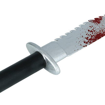 Machete Sangriento Falso Halloween 33cm