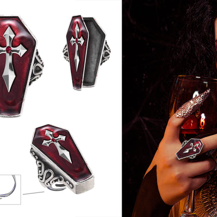 Anillo Ataúd de Halloween