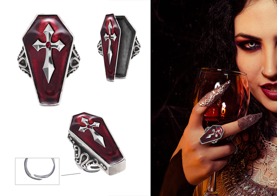 Anillo Ataúd de Halloween