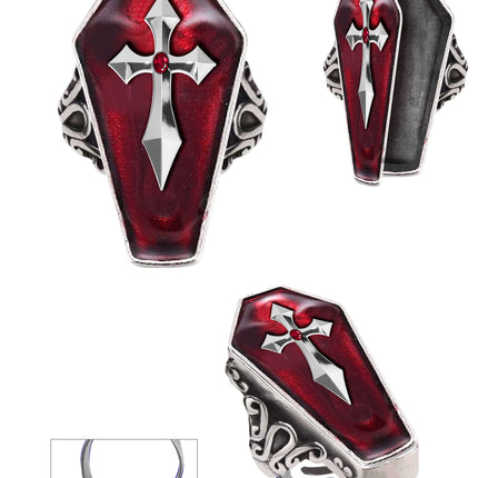 Anillo Ataúd de Halloween