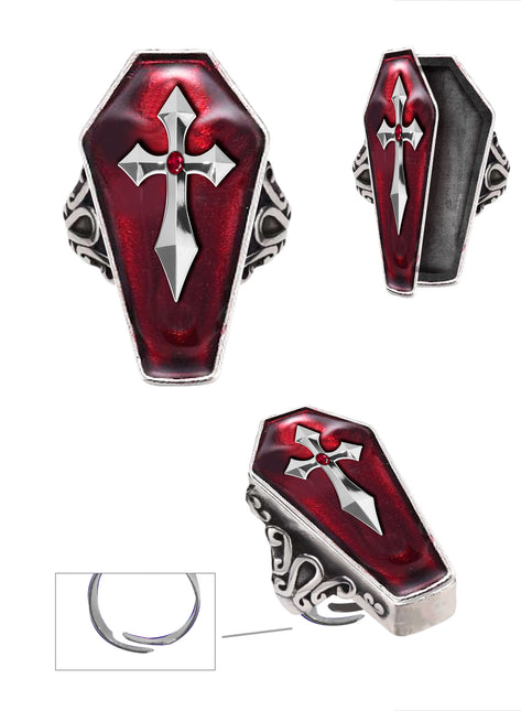 Anillo Ataúd de Halloween