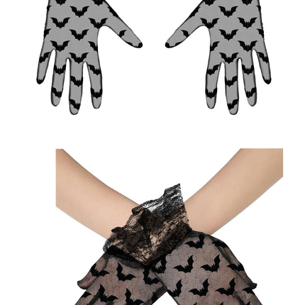 Guantes de encaje Bat 22cm