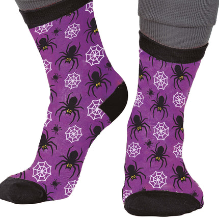 Calcetines de Halloween Arañas