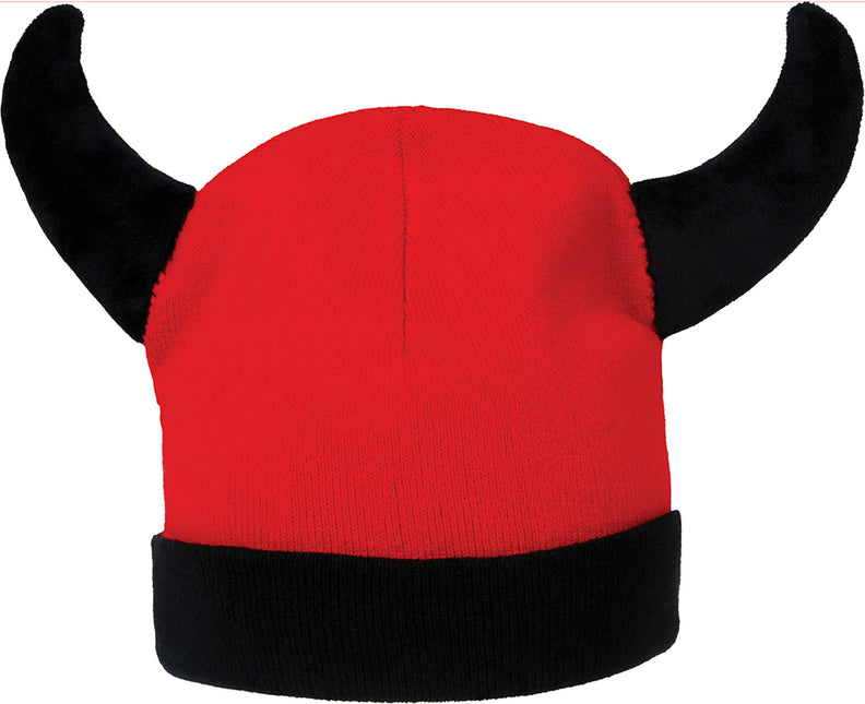 Sombrero Negro Rojo Diablo Con Ojos
