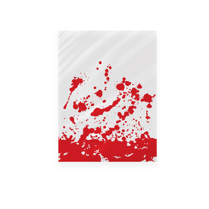Halloween Bolsa de Caramelos Transparente Con Sangre 22cm 20pcs