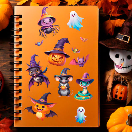 Pegatinas de Halloween de colores