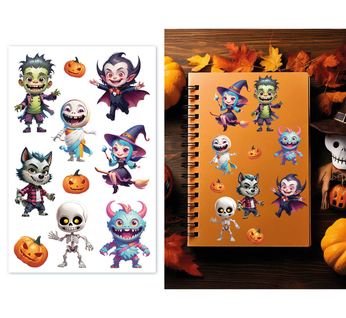 Pegatinas de Halloween Monstruo