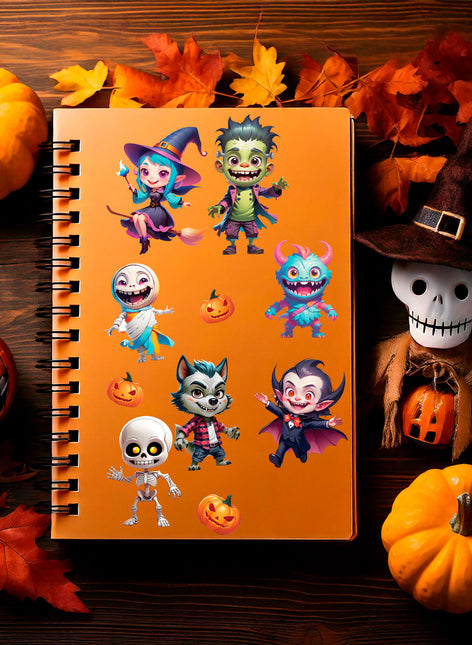 Pegatinas de Halloween Monstruo