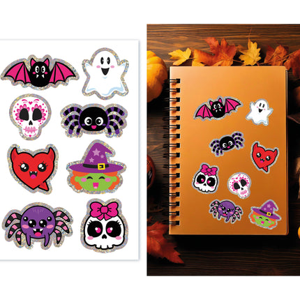 Pegatinas de Halloween Araña