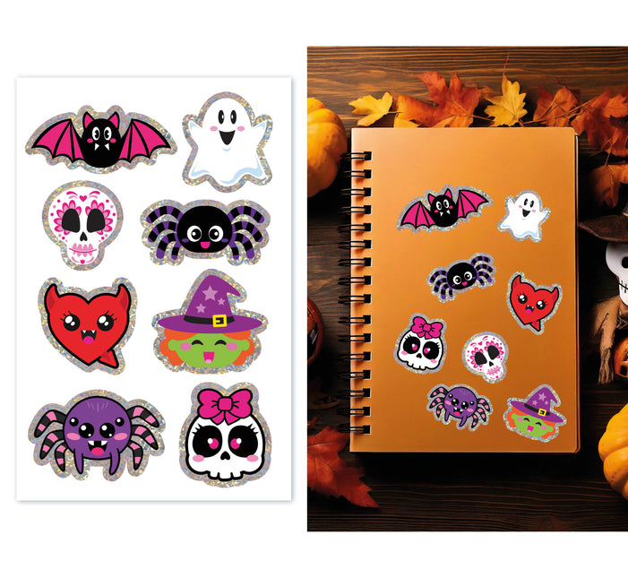 Pegatinas de Halloween Araña