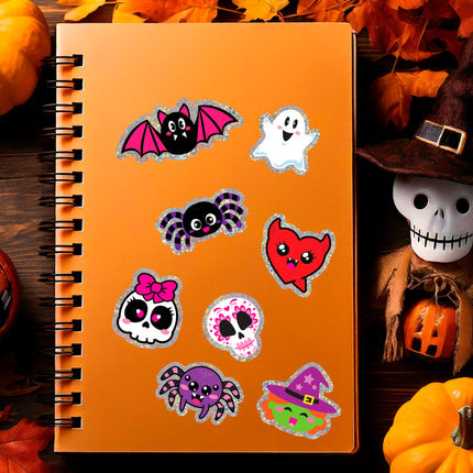 Pegatinas de Halloween Araña