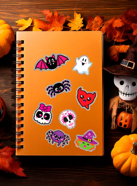 Pegatinas de Halloween Araña