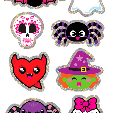 Pegatinas de Halloween Araña