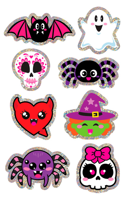 Pegatinas de Halloween Araña