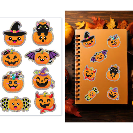 Pegatinas Halloween Calabaza