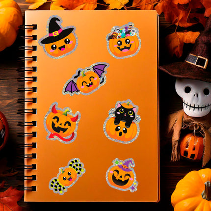 Pegatinas Halloween Calabaza