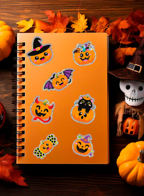 Pegatinas Halloween Calabaza