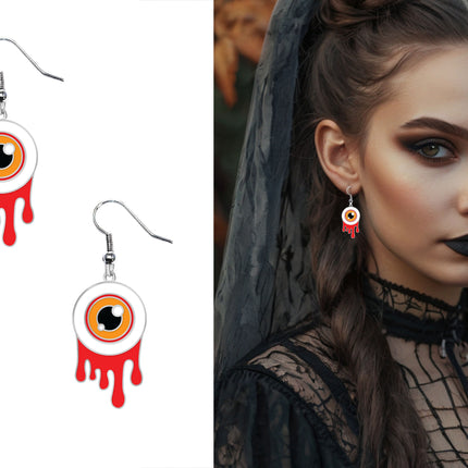 Pendientes de Halloween Bolas de Ojos