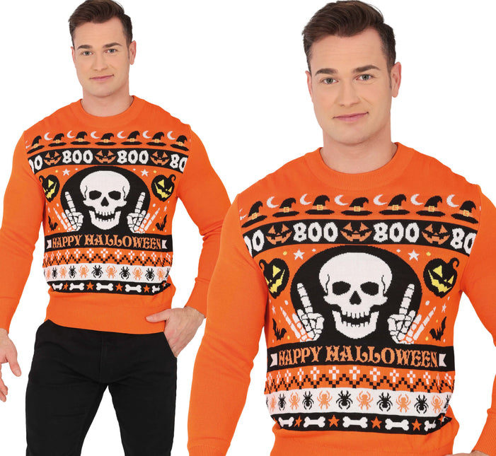Suéter de Halloween Boo