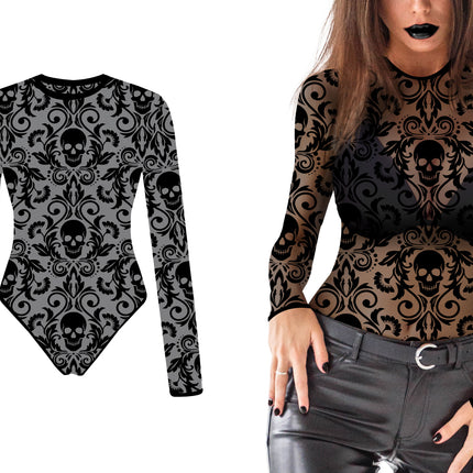 Camisa de Encaje Negra