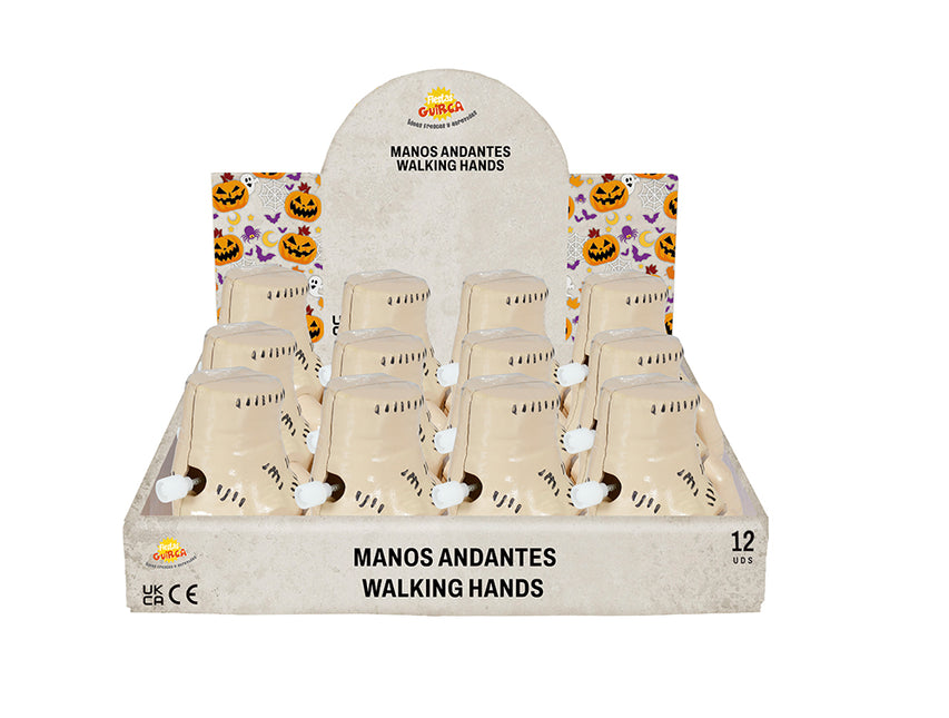 Mano Falsa Halloween 8cm 12uds