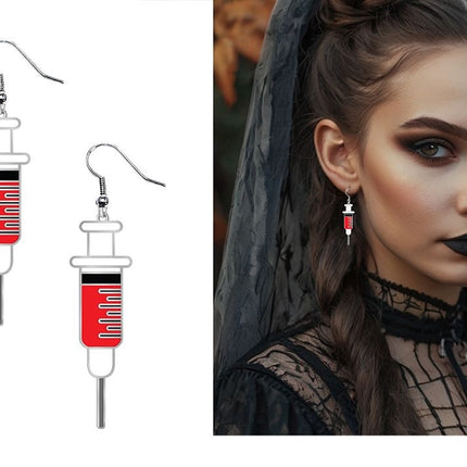 Pulsadores de pendientes de Halloween