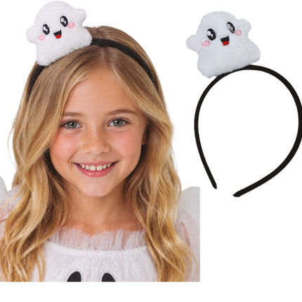 Diadema blanca «Fantasma»