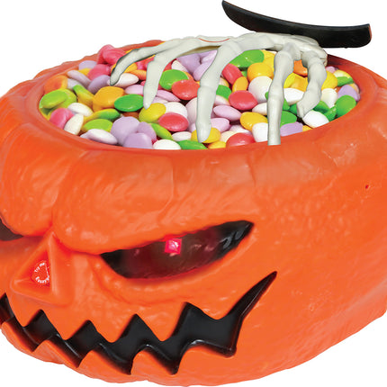 Cuenco de Halloween con forma de calabaza, 25 cm
