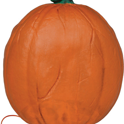 Calabaza de Halloween naranja con luz, 28 cm