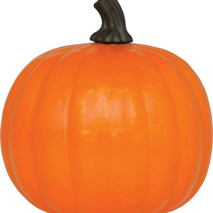 Calabaza de Halloween de espuma naranja con luz, 28 cm