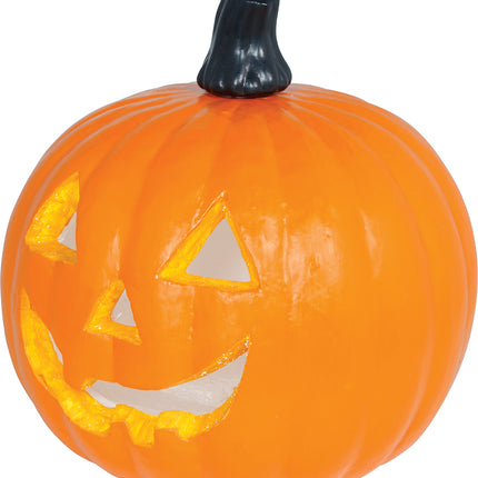 Calabaza de Halloween con luz, 45 cm