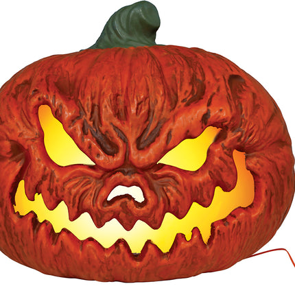 Calabaza de Halloween con luz, 38 cm