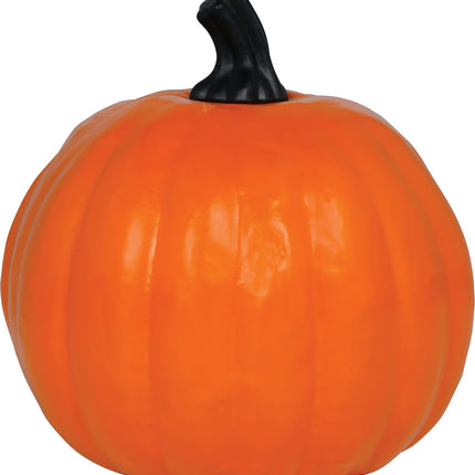 Calabaza de Halloween naranja de terror, 20 cm